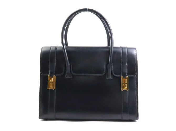 Hermès Borsa Hermes Drag 27 in pelle di vitello nera Nero