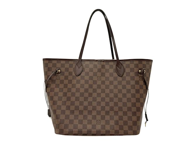 Bolsa Louis Vuitton Damier Neverfull MM Damier ebene Lona  ref.1860524