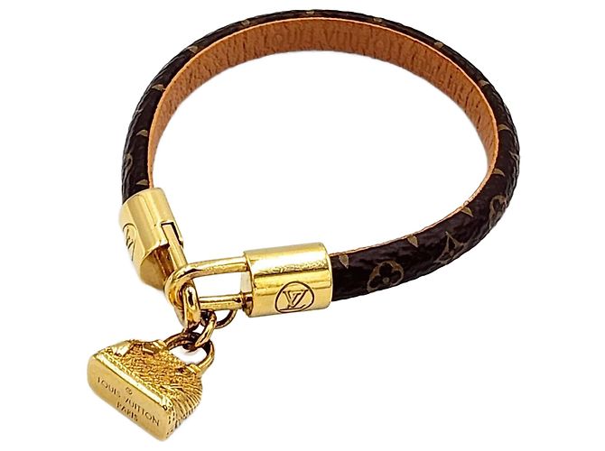 Louis Vuitton Charm Bracelet Alma M6220 Brown Monogram