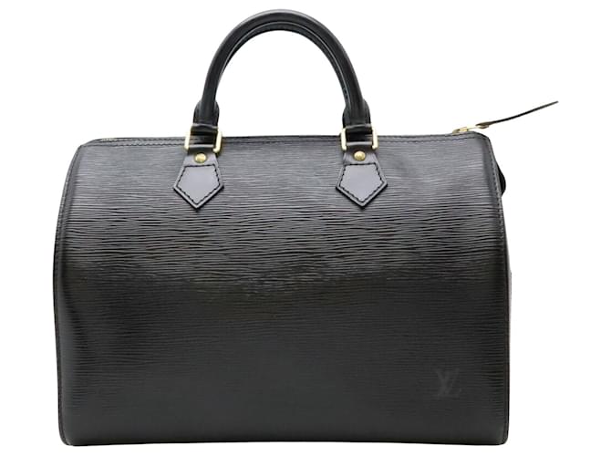 Louis Vuitton Speedy 30 Black Leather  ref.1861451