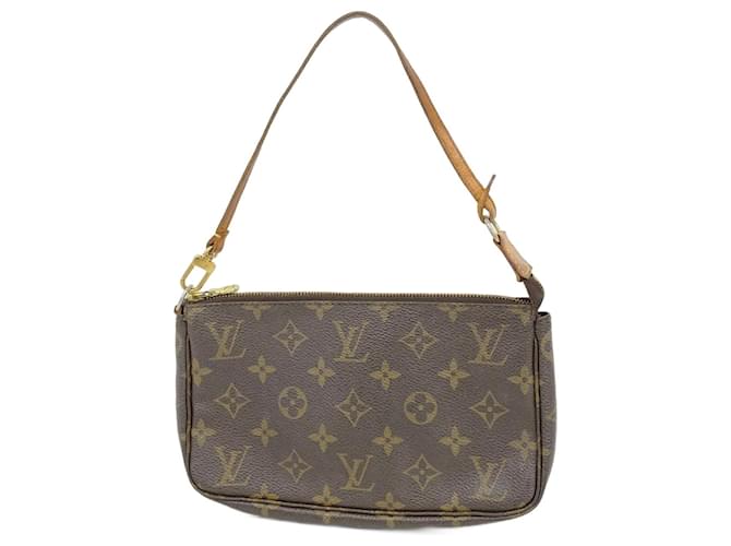 Louis Vuitton Pochette Accessoire Brown Cloth  ref.1862300