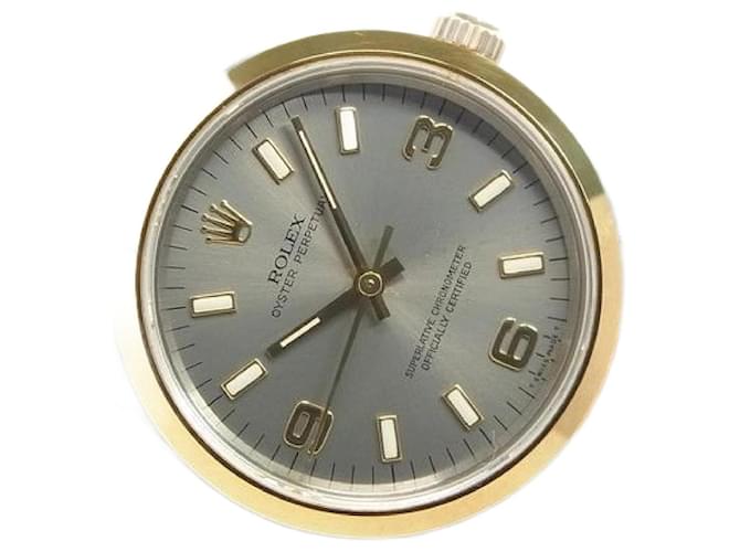 ROLEX Oyster PERPETUAL SS xYG combination gray3 6 9 14203 S series Mens Silvery Steel  ref.1862662