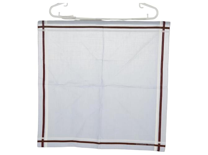 Hermès HERMES Handkerchief Cotton Blue Auth bs20150  ref.1862698