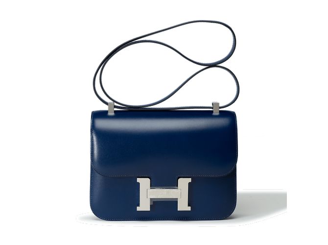 Hermès Borsa HERMES Constance in Pelle Blu - 102275 