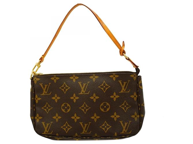 Louis Vuitton Pochette Accessoire Brown Cloth  ref.1862957