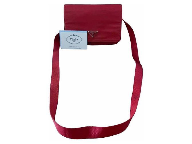 Prada Purses, wallets, cases Red