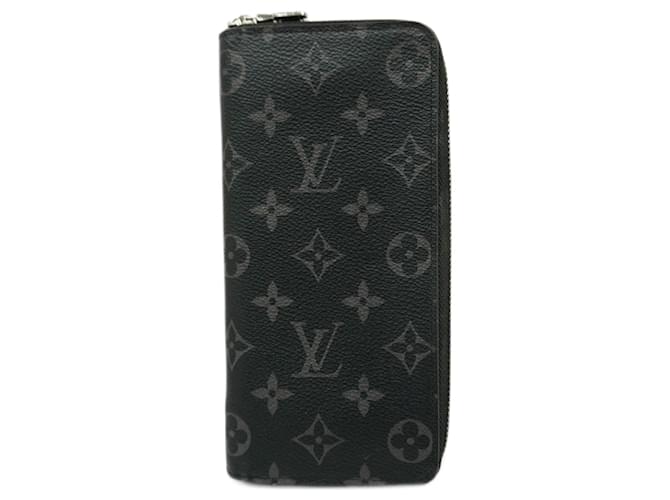 Louis Vuitton Zippy Wallet Vertical Black Cloth  ref.1863373