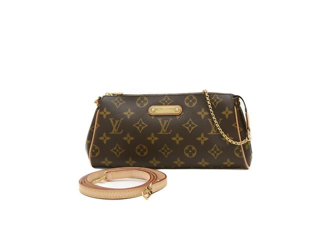 Eva Schultertasche Monogramm Louis Vuitton Braun