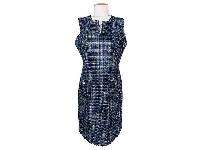 Karl Lagerfeld Tweed Kleid Mehrfarben