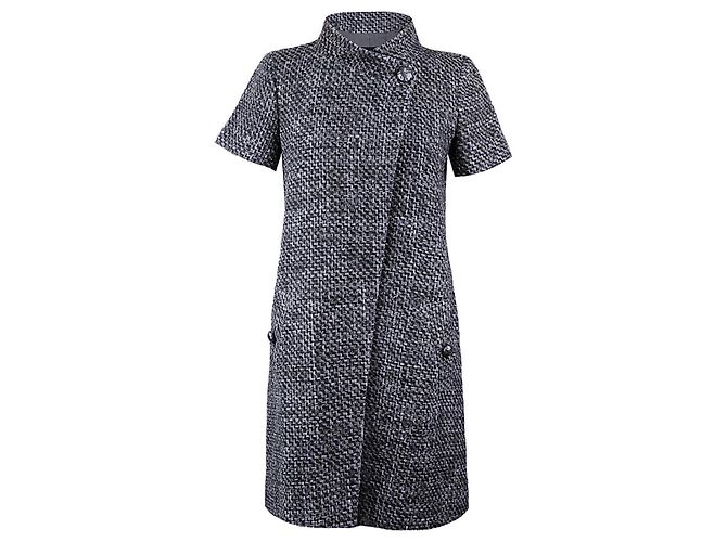 Chanel Lily Allen Style Grey Lesage Tweed Jacket 36 FR