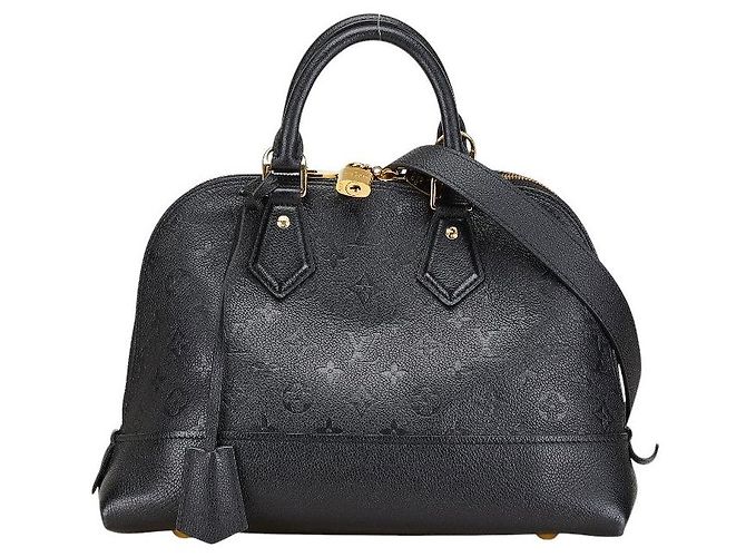Louis Vuitton Monogram Empreinte Neo Alma PM 2way Bag M44832 Black