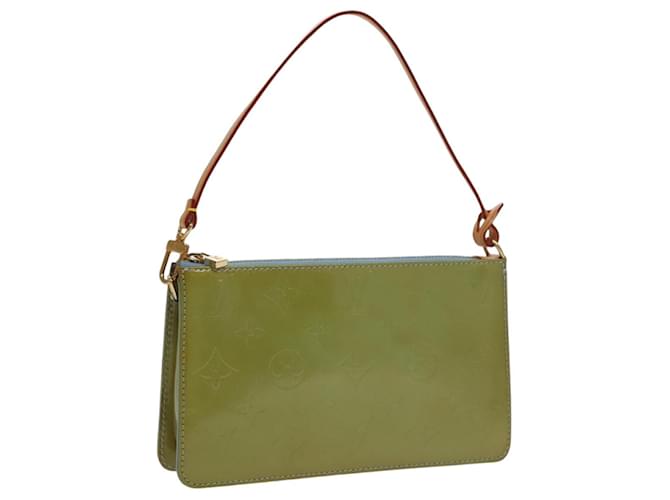 LOUIS VUITTON Monogram Vernis Lexington Pouch Baby Blue M91011 LV Auth 100579 Light blue Patent leather  ref.1865512