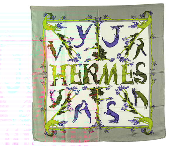 Hermès HERMES Scarves T.  Silk White  ref.1865864