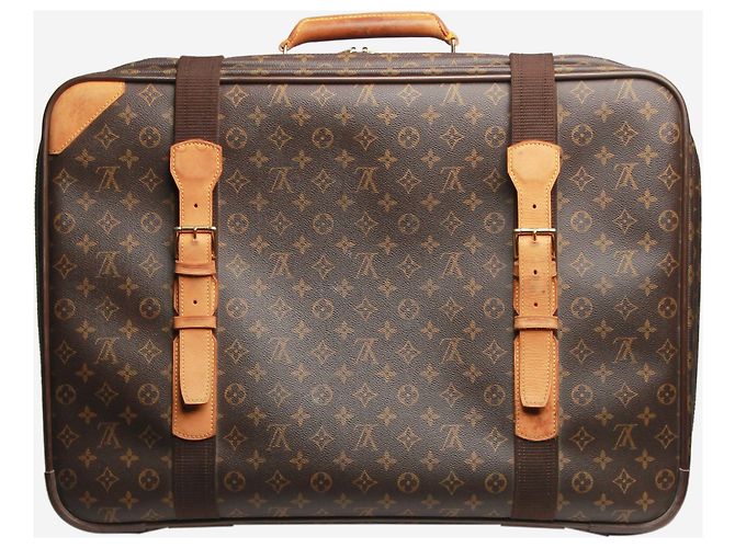 Louis Vuitton Brown Monogram Satellite 60 suitcase