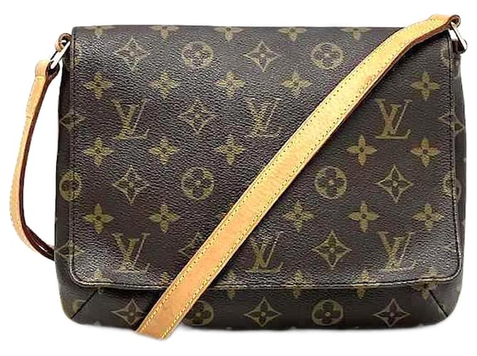 Louis Vuitton Musette Tango Shoulder Bag M51388 Brown Cloth  ref.1866858