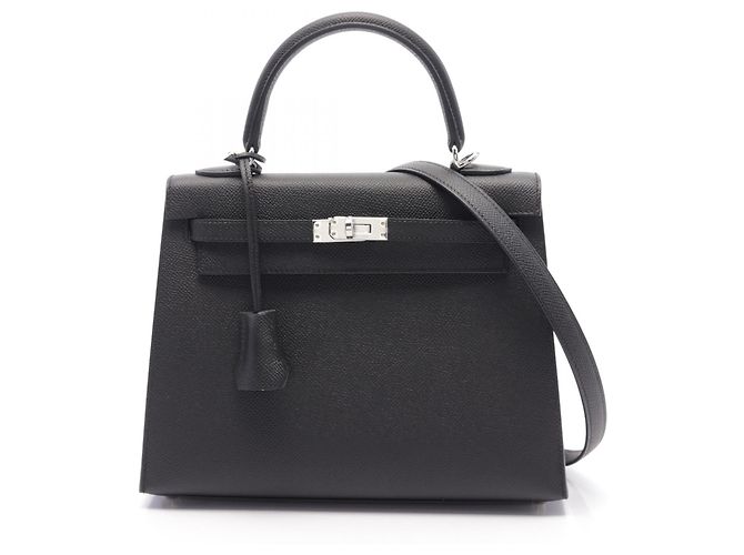 Hermès Borsa Hermes Kelly 25 Nera Nero