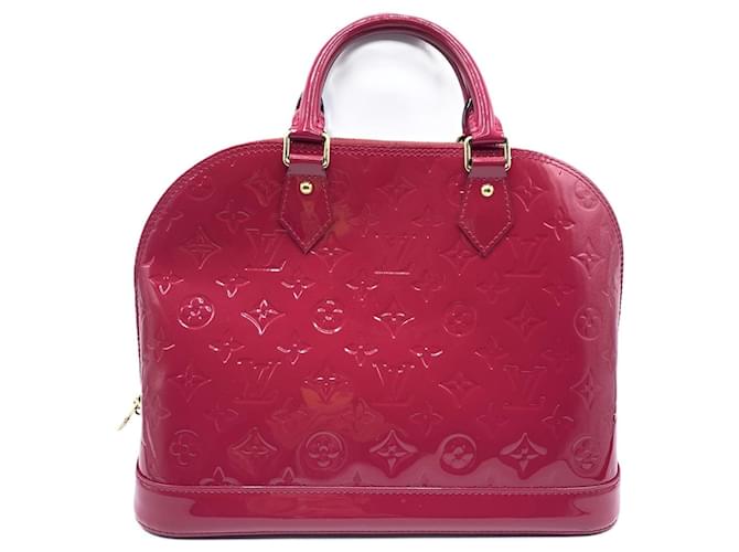 Louis Vuitton Vernis Alma PM Red Handbag Leather  ref.1868863