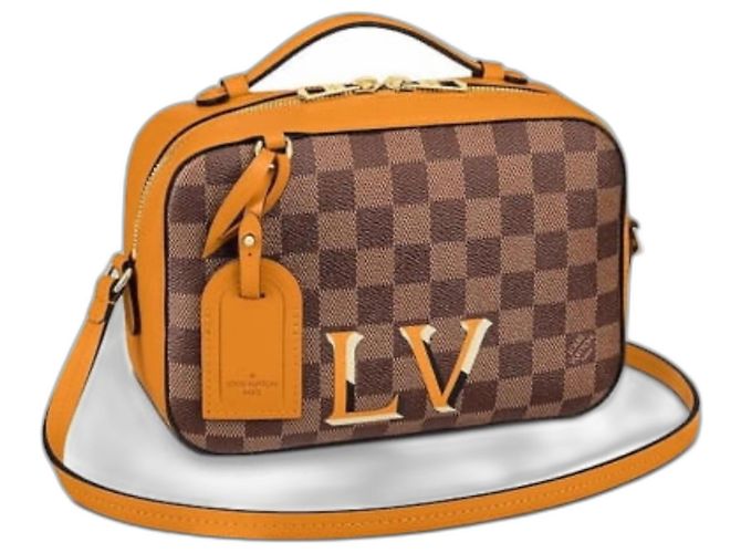 Louis Vuitton Bolsa transversal Santa Monica Damier Ebene