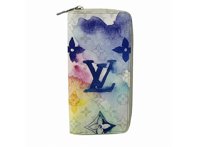 Louis Vuitton Watercolor Zippy Wallet Vertical Multiple colors Leather  ref.1870715