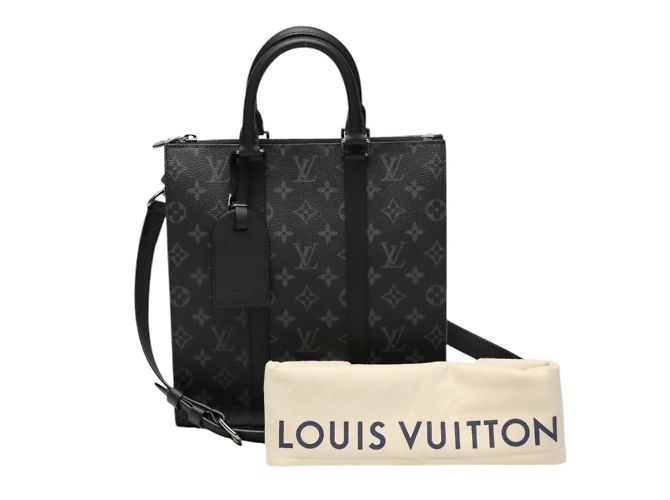 Borsa tote Monogram Eclipse Louis Vuitton Nero Monogramma