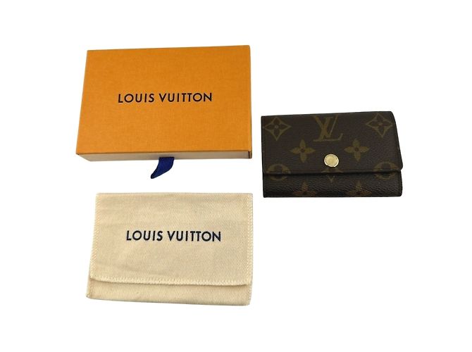 Étui à clés Monogram Louis Vuitton Marron