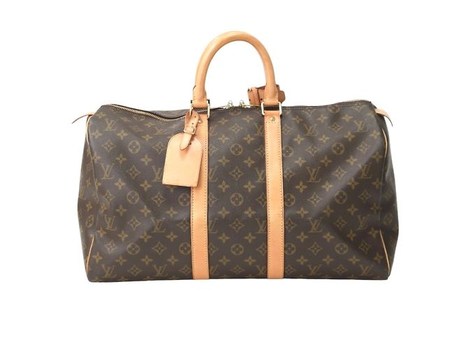 Keepall Sac Boston Monogram Louis Vuitton Marron