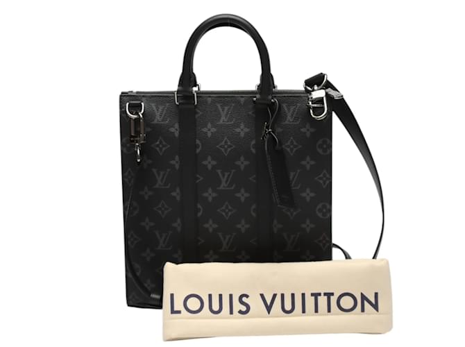 Louis Vuitton Monogram Eclipse Tote Bag Black Cloth  ref.1871945