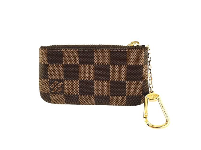 Monedero Damier Louis Vuitton Castaño Damier ebene