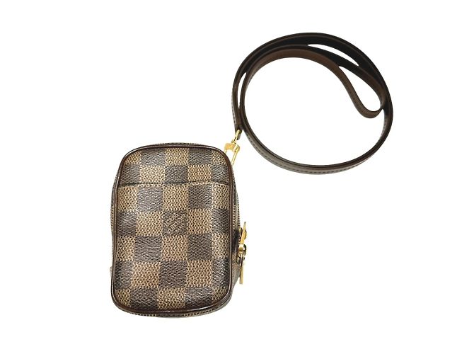 Louis Vuitton Damier Canvas Pouch Brown