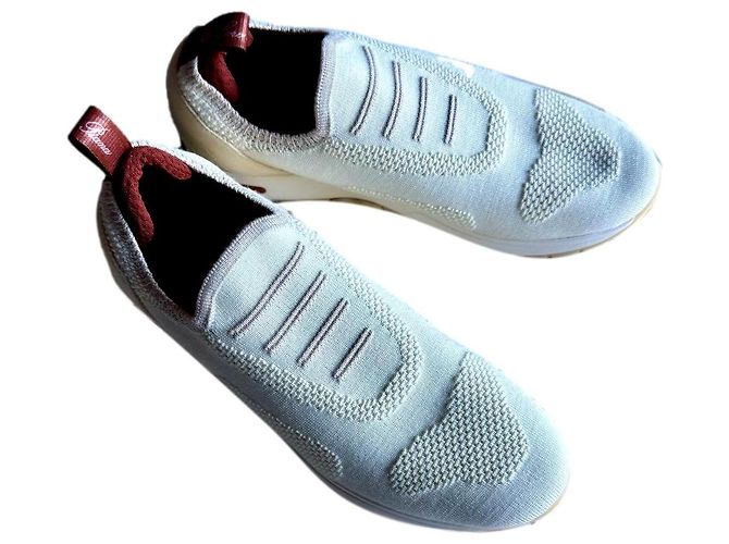 Loro Piana 360 Lp Flexy Walk Sneaker Wolle Eggshell Aus weiß