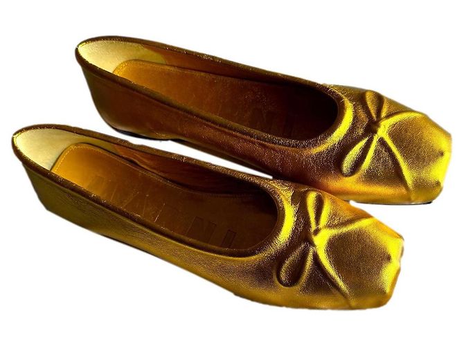 Marni Bailarinas Little Bow Dourado