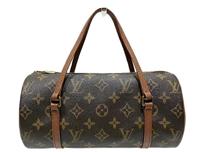 Borsa Louis Vuitton Monogram Old Papillon 26 Marrone