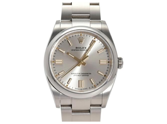 Rolex Oyster Perpetual 36 Silver Dial Men's Watch  ref.1872501