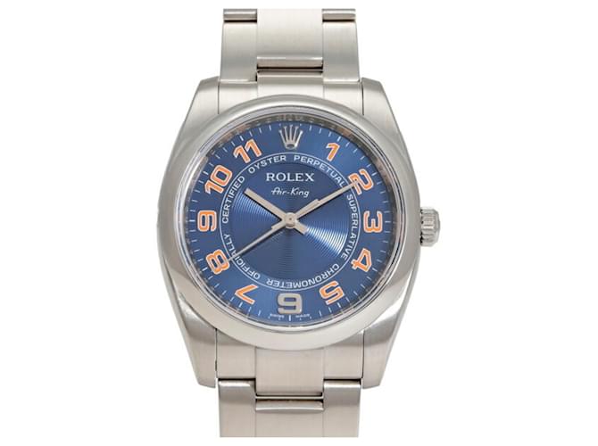 Rolex Air King 34 114200 Blue Dial Men's Watch  ref.1872534