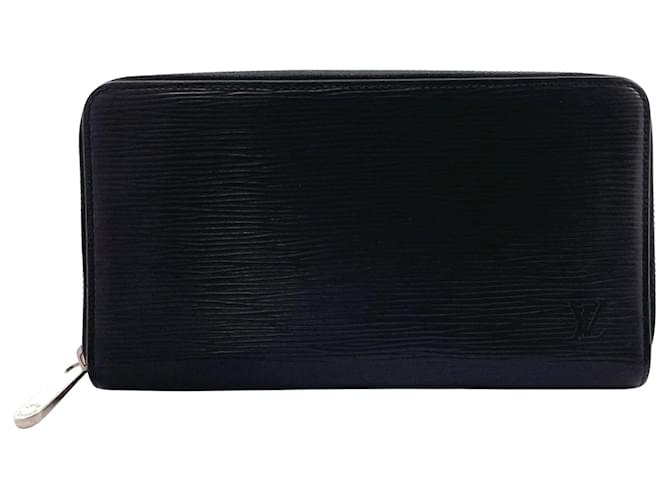 Louis Vuitton Zippy organizer Black Leather  ref.1873047