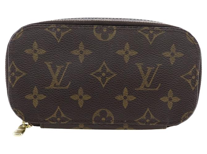 Louis Vuitton Brush Case PM Brown Cloth  ref.1873390