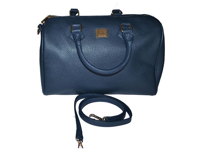 Borsa a mano Guy Laroche in ecopelle blu