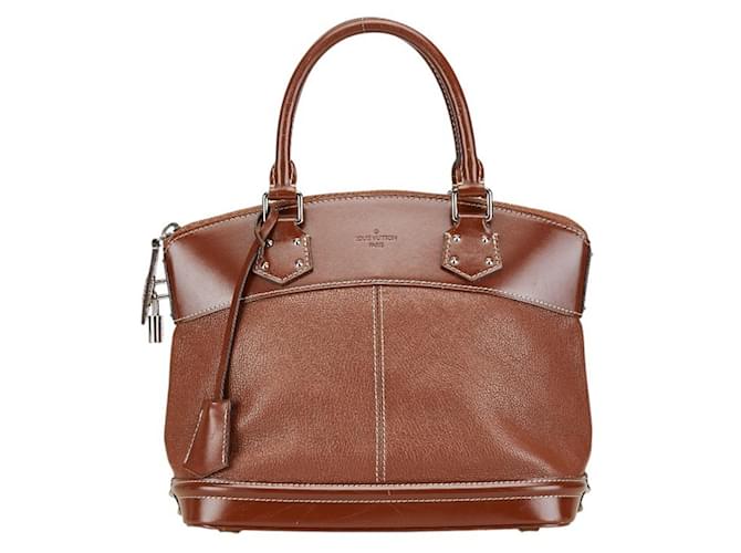 Louis Vuitton Lockit Brown Leather  ref.1873869