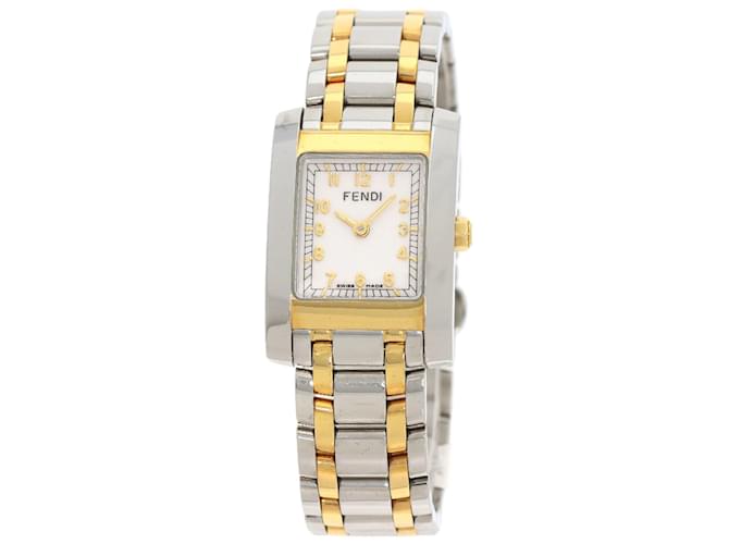 時計 FENDI WATCH F704242D FENDI Ladies Watch CLASSICO Quartz White Pearl F704242D
