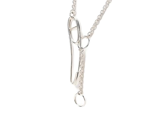 カッコいい新作★Chaine d'Ancre Punk Long necklace, シルバー Chaine d'ancre Punk long necklace | Hermès USA