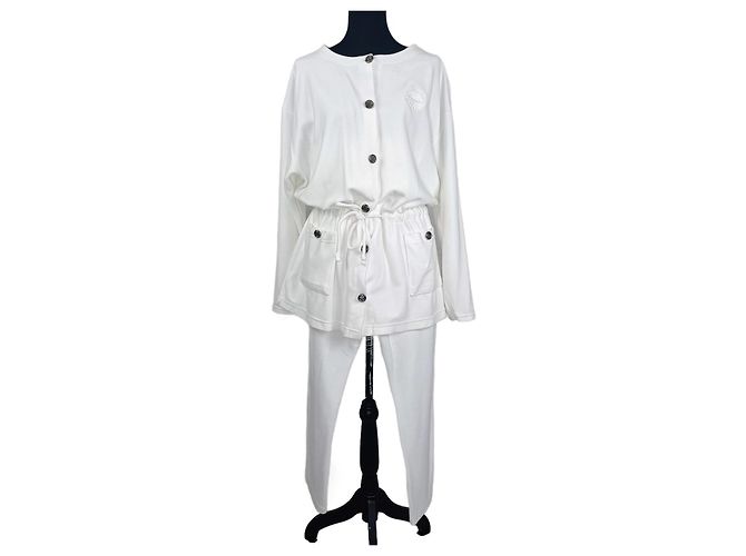 Macacão branco vintage Pierre Cardin