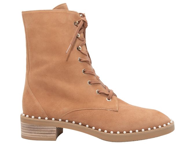 STUART WEITZMAN Stiefeletten T.US 8.5 Wildleder Kamel