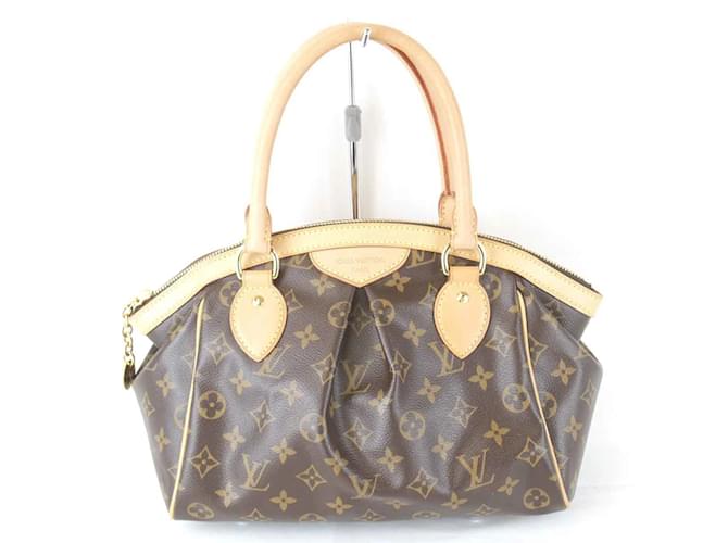 Louis Vuitton Tivoli M40143 Handbag Brown Patent leather  ref.1875214