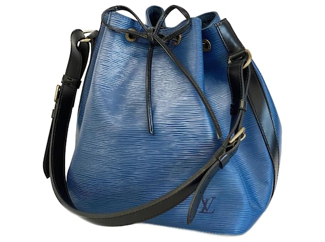 Noe Louis Vuitton Petit Noé Blue Leather  ref.1875281