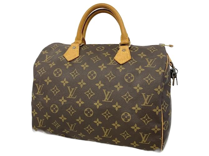 Louis Vuitton Speedy 30 Brown Cloth  ref.1875296