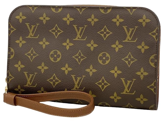Louis Vuitton Orsay Brown Cloth  ref.1875365