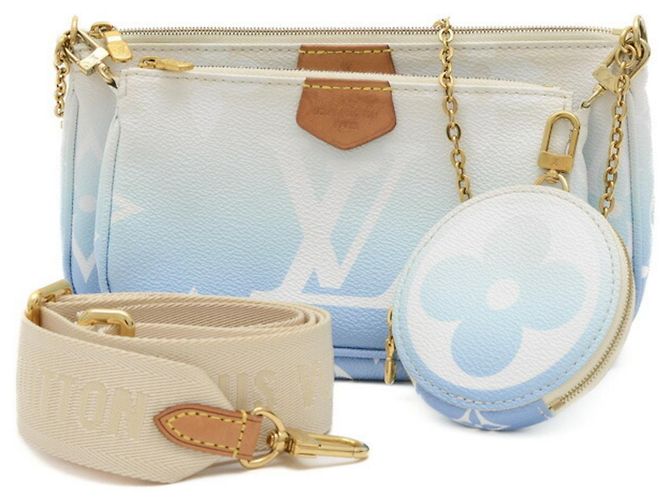 Louis Vuitton Multi Pochette Accesorios Azul