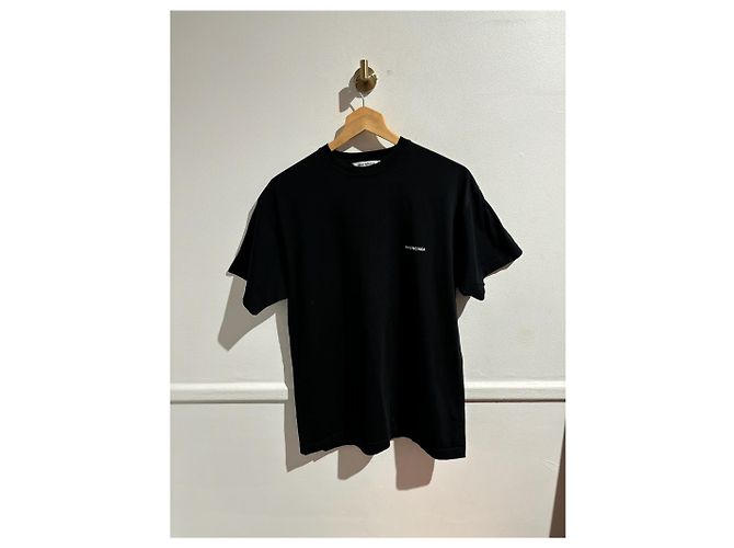 BALENCIAGA Tops T.Internacional XL Algodón Negro
