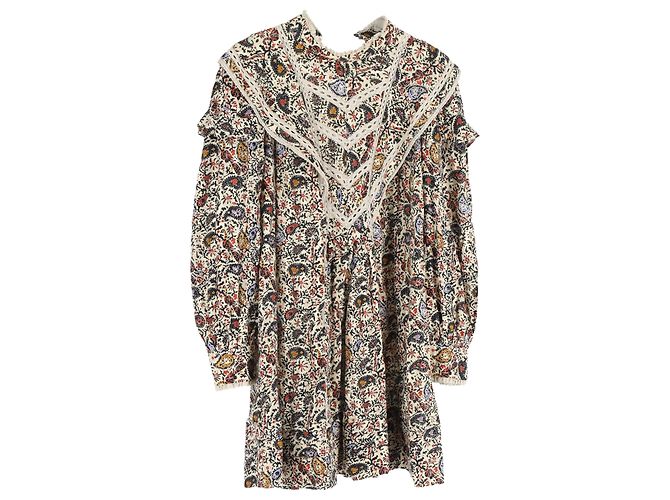 Robe Mini Paisley Rebel Étoile Isabel Marant en coton imprimé floral