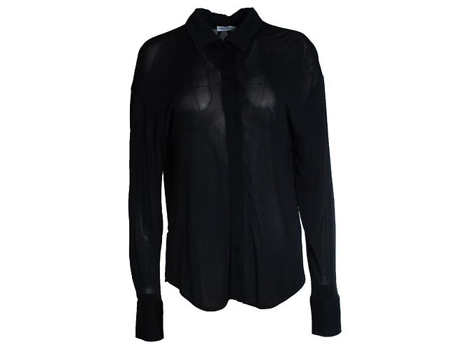 Filippa K Fillipa K, Camicia trasparente nera Nero